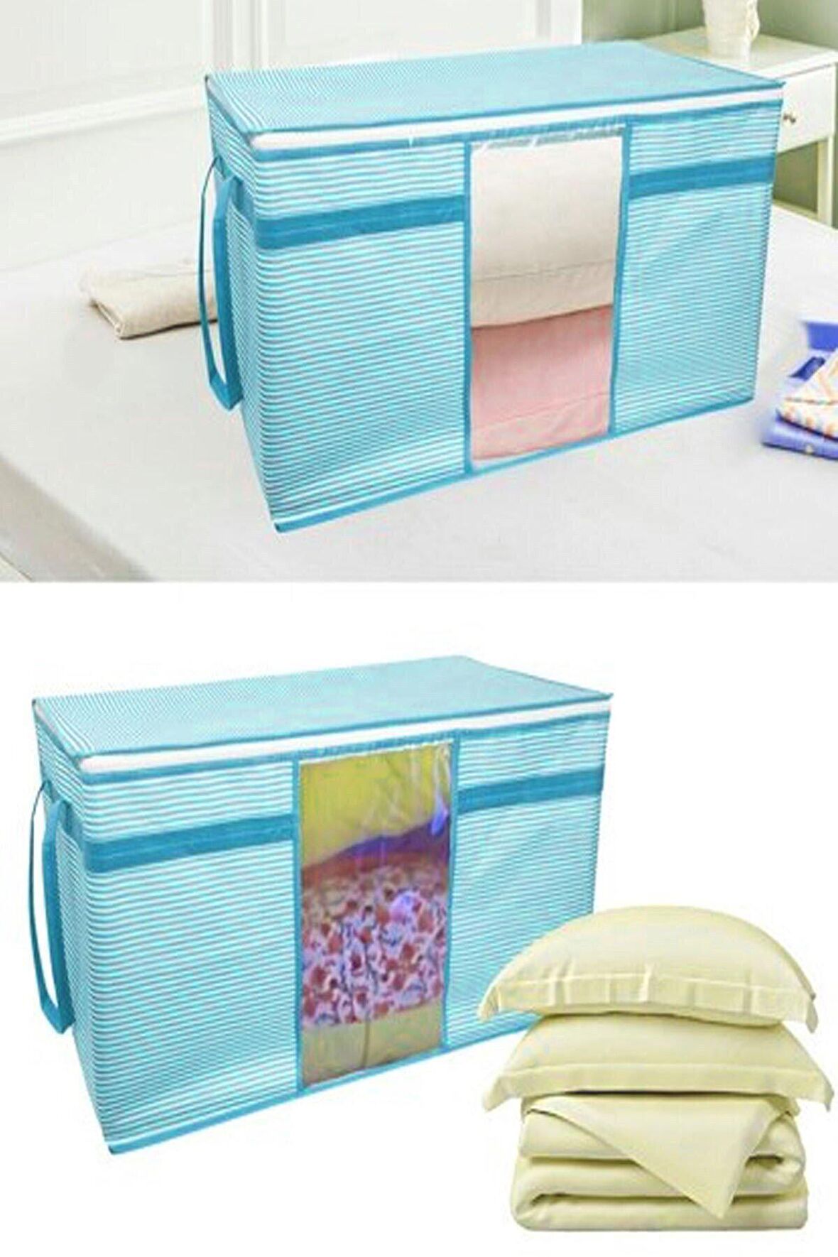 PENCERELİ KAZAK HURCU 45x40x30 GRİ