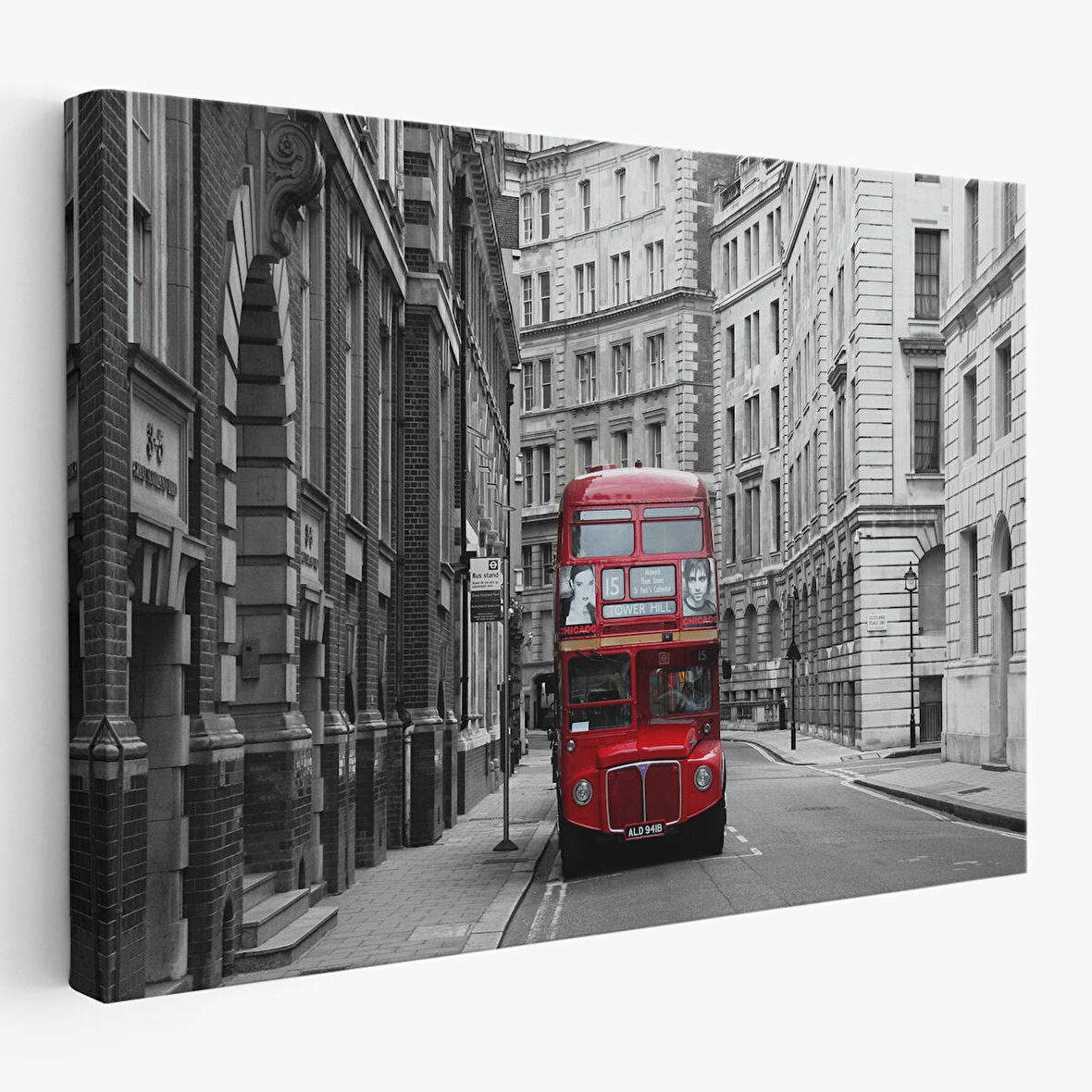 Londra Kırmızı Otobüs Tablosu-6622