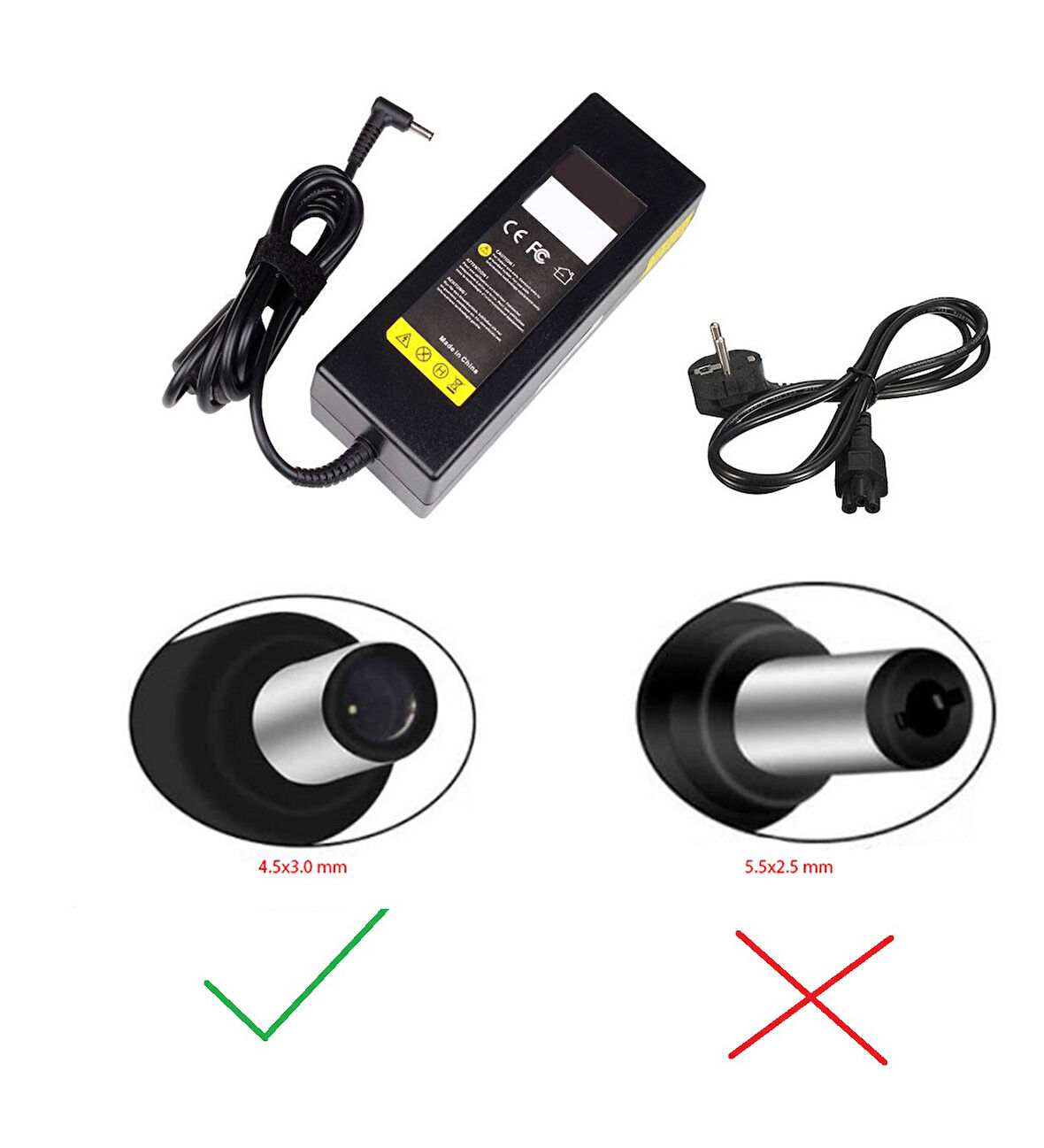 Asus 20V 6A 120W 4.5mm Pinli Uç Notebook Adaptör Laptop Şarj