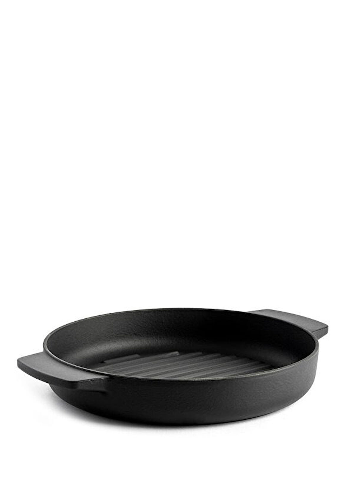 Kitchenaid Siyah Emaye Döküm Demir Çift Kulplu Izgara Tavası 26 cm