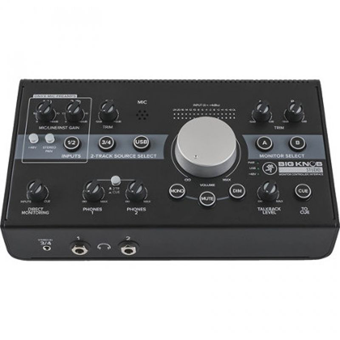 Mackie Big Knob Studio+ 4 Giriş 3 Çıkış Ses Kartı ve Monitör Kontrol Ünitesi