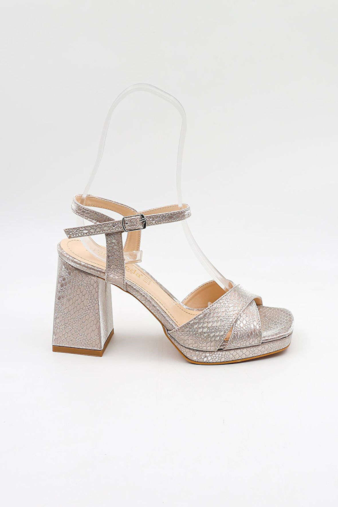 Park Moda Kadın Çapraza Çapraz Abiye Ayakkabı PM08 Rose