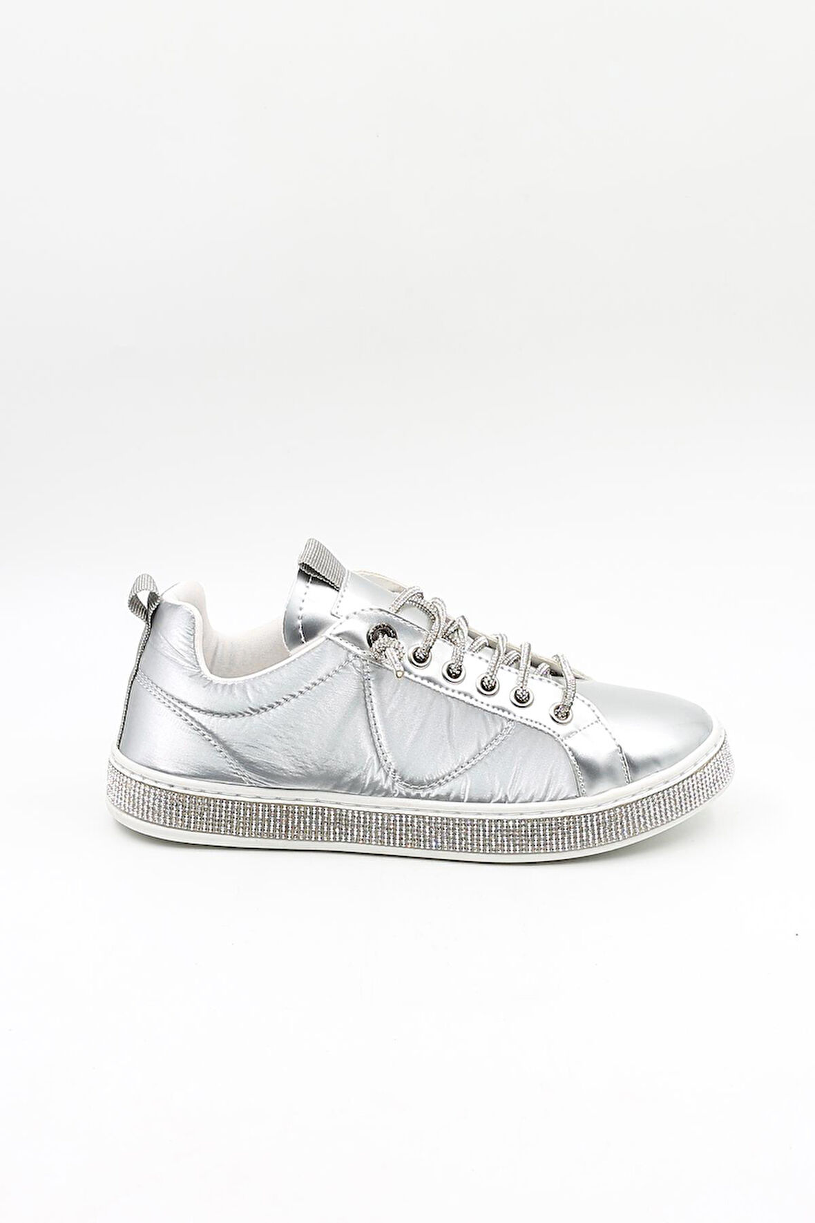 Kriste Bell Günlük Rugan Kadın Spor Ayakkabı KB22513 Gümüş