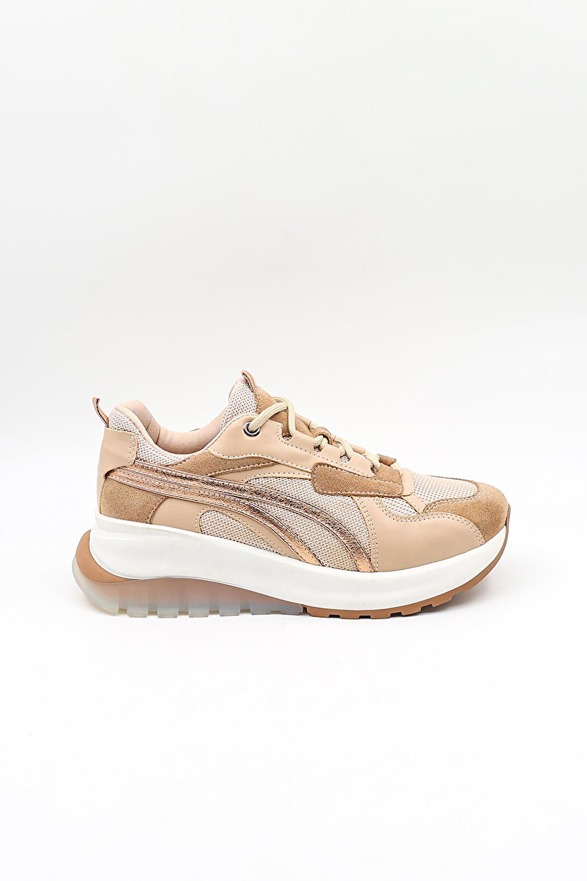 Kriste Bell Sneaker Kadın Spor Ayakkabı  KB59118 Bej