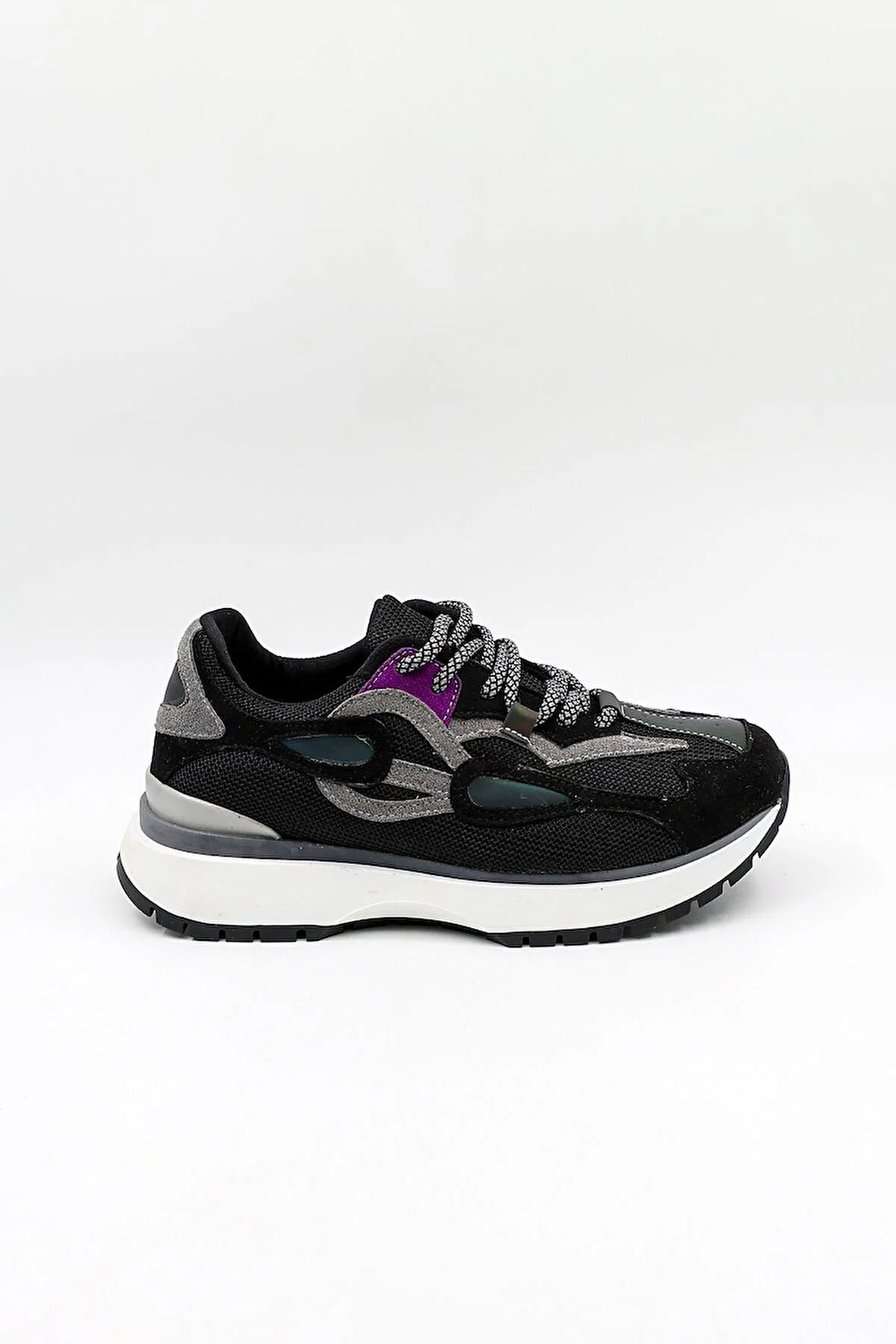 Kriste Bell Sneaker Kadın Spor Ayakkabı  KB55105 Siyah Multi