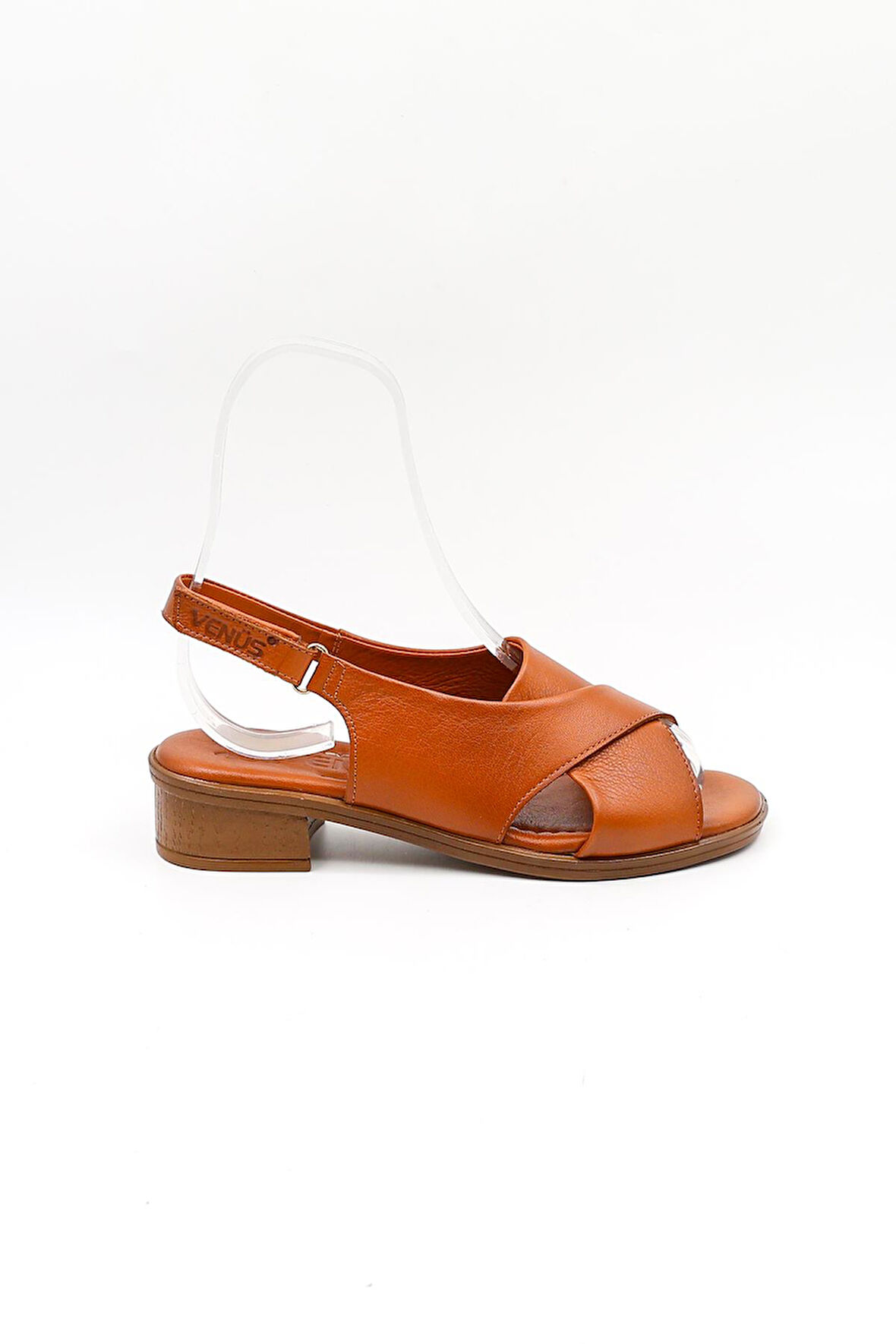 Venüs Kadın Hakiki Deri Günlük Sandalet VN26025Y Taba
