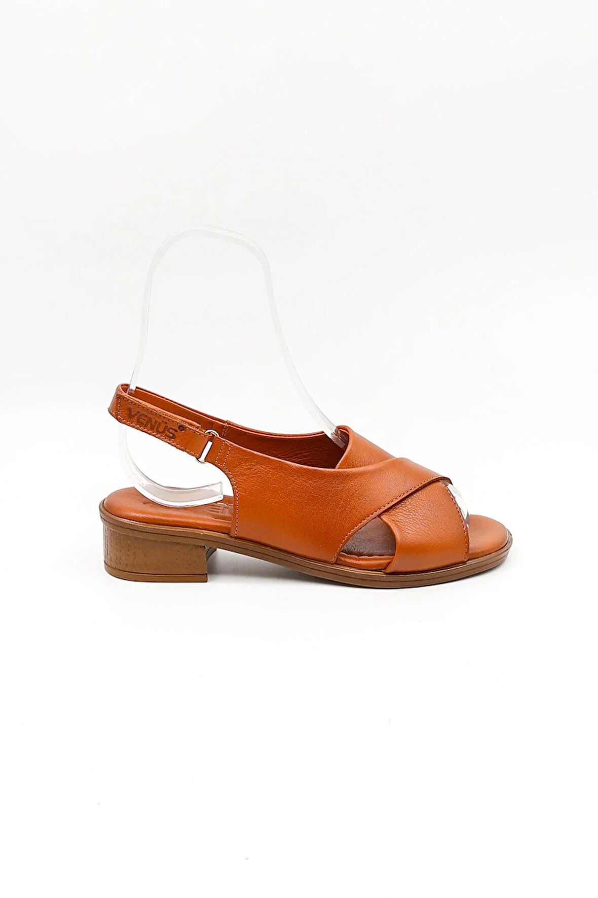 Venüs Kadın Hakiki Deri Günlük Sandalet VN26025Y Taba