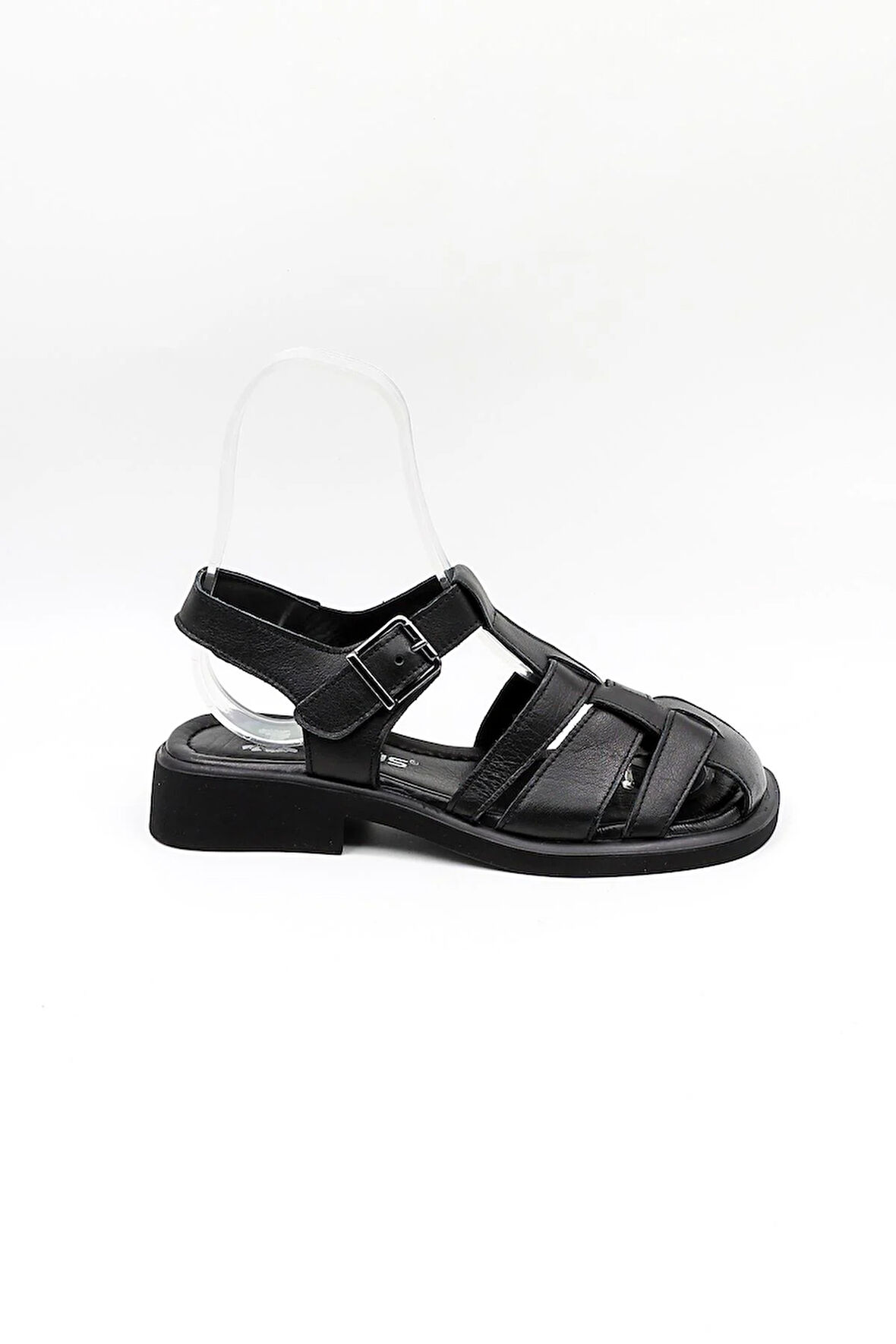 Venüs Kadın Hakiki Deri  Günlük Sandalet VN322533Y Siyah