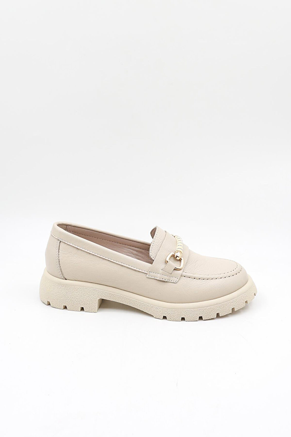 Venüs Kadın Hakiki Deri Günlük Sandalet VN454259Y Bej