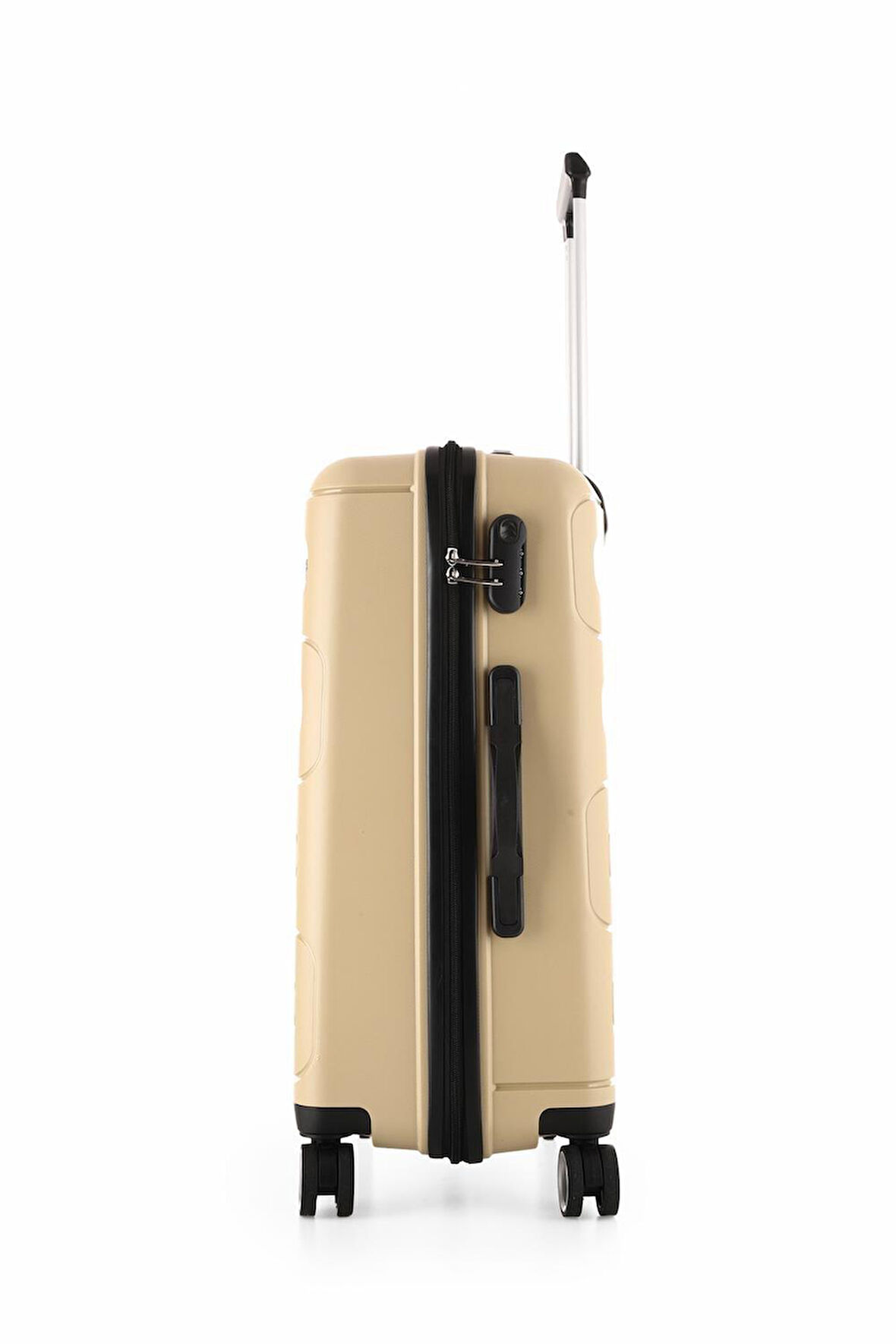 ÇÇS Trolley Polipropilen Unisex Büyük Boy Valiz ÇÇS5225 Bej