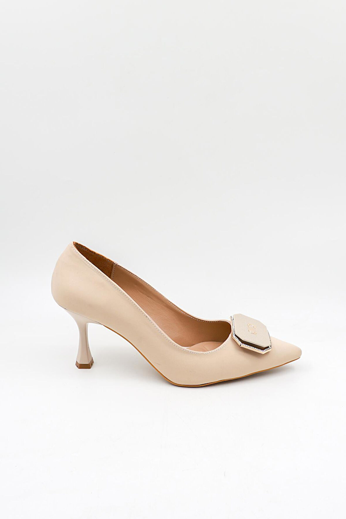 Park Moda Tokalı Ayakkabı PM439 Bej Nubuk