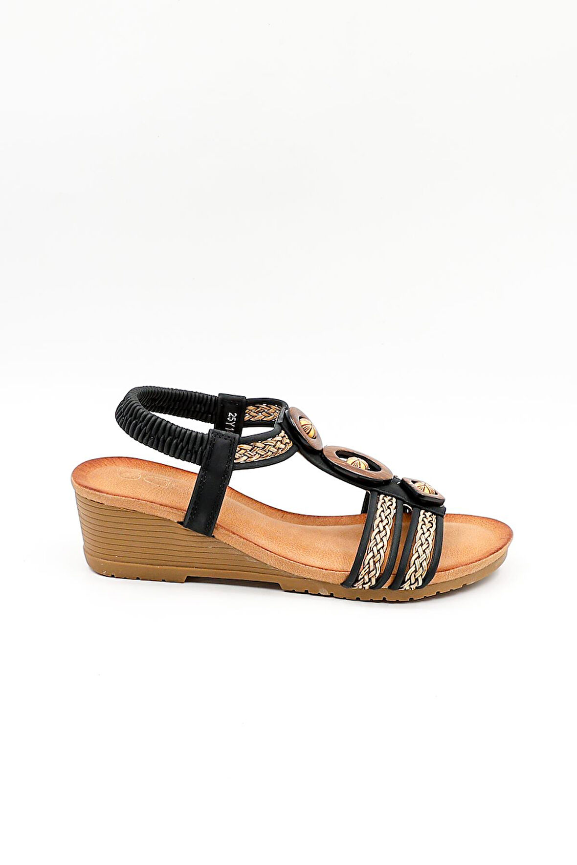 Guja Günlük Kadın Sandalet  GJ1454 CL Siyah