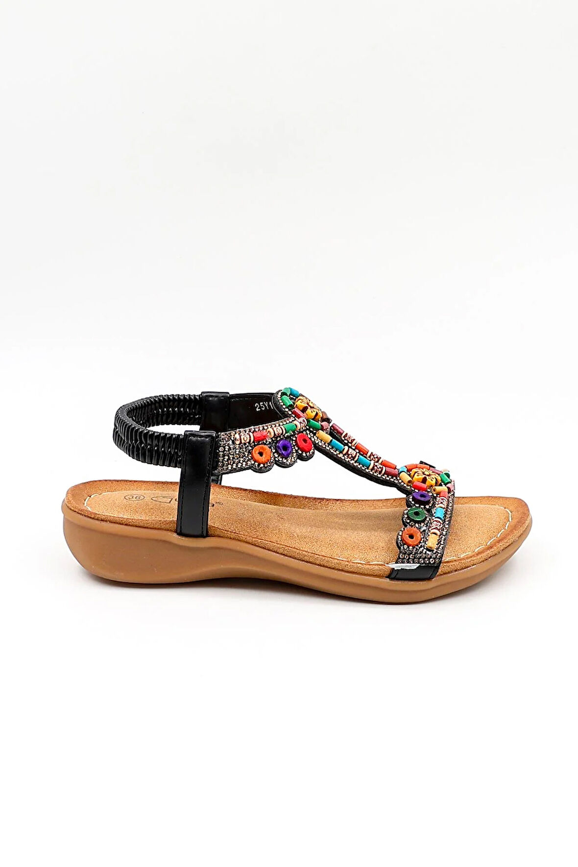 Guja Günlük Kadın Sandalet  GJ1501 BY Siyah