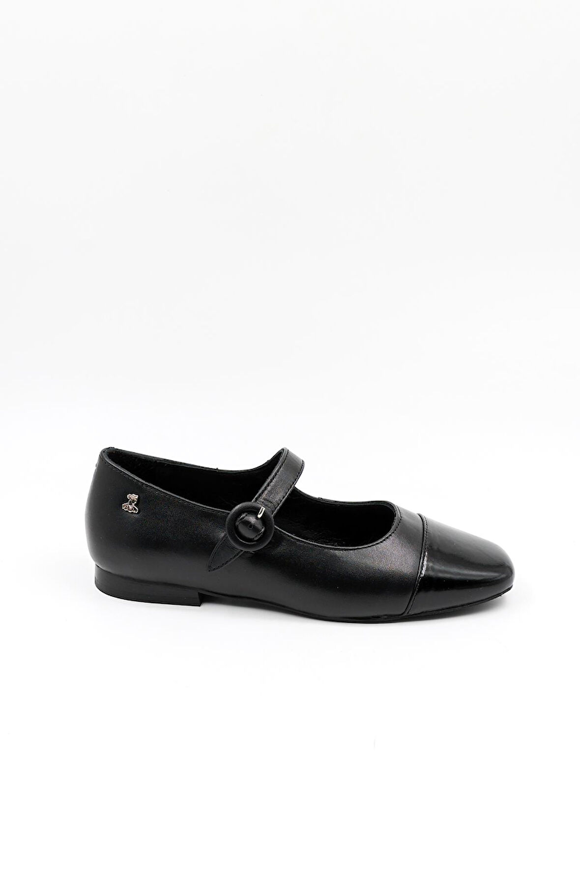 Venüs Kadın Günlük Deri Kemer Detaylı Babet VN11104Y Siyah