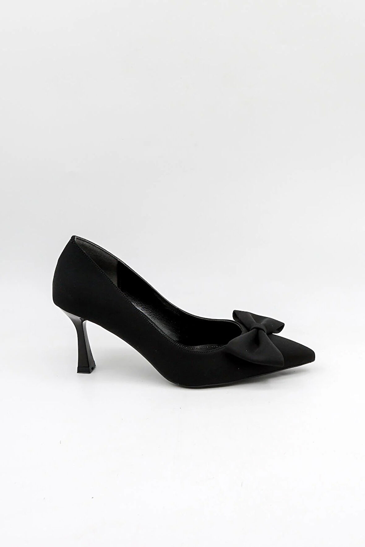 Park Moda Kadın Topuklu Ayakkabı PM492 K140  - Siyah Nubuk