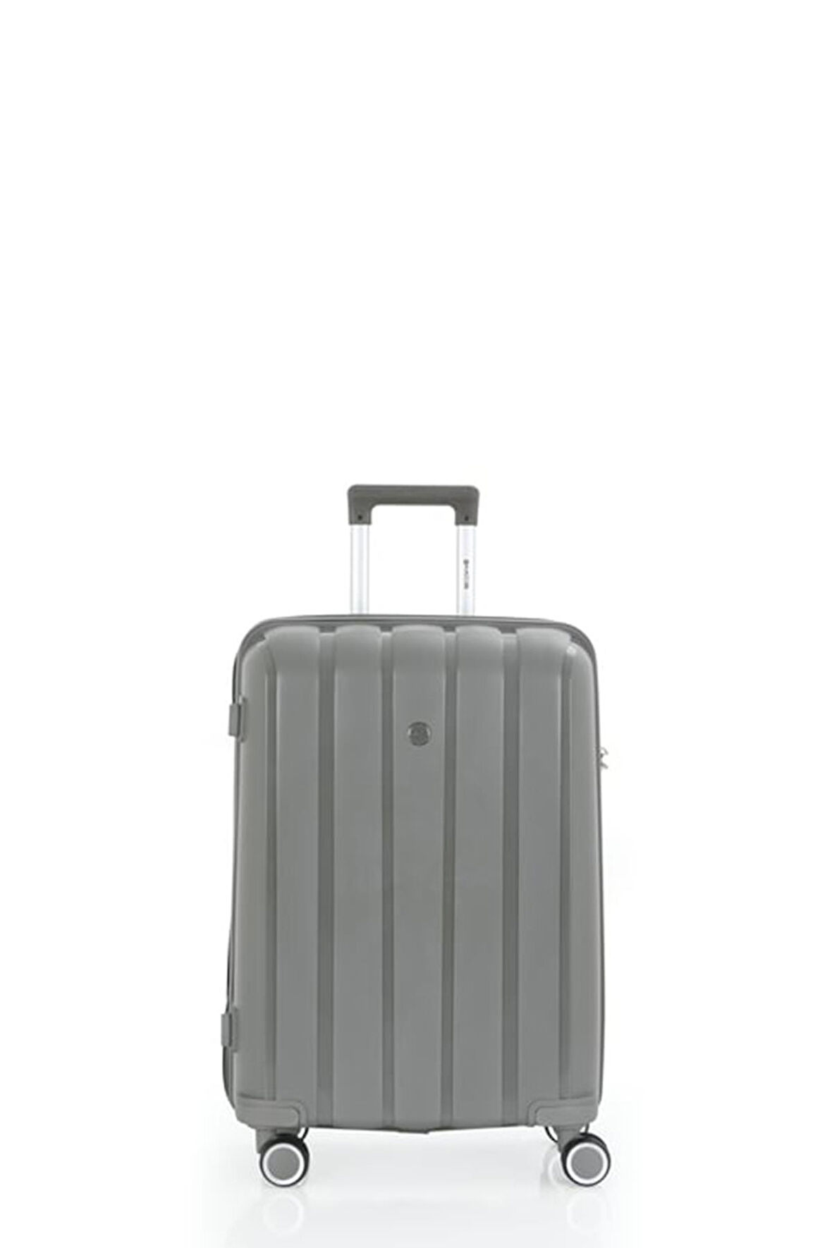 Mçs V305 Ultra Hafif Plastik Materyal Polipropilen Orta Boy Valiz - Gri