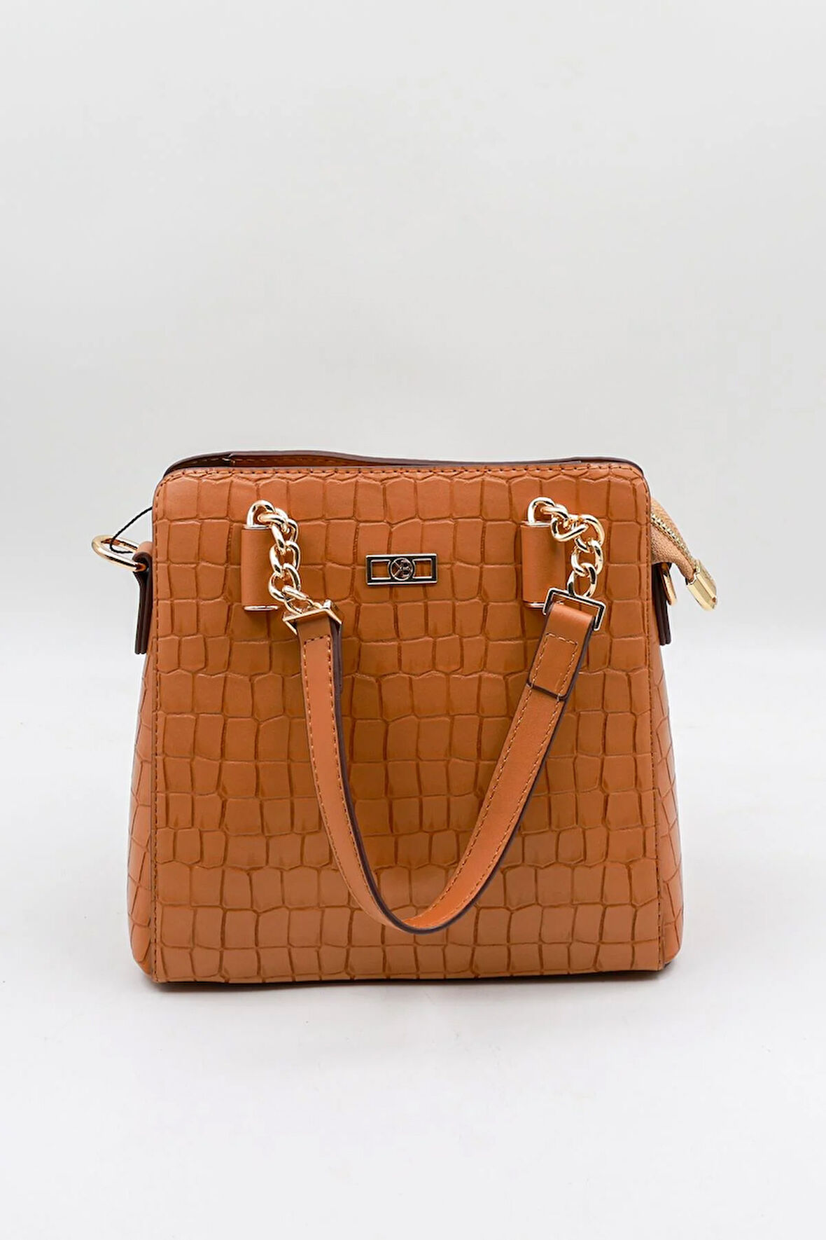 Kriste Bell Çapraz Askılı Kadın Çanta KB 7139 - Taba Kroko