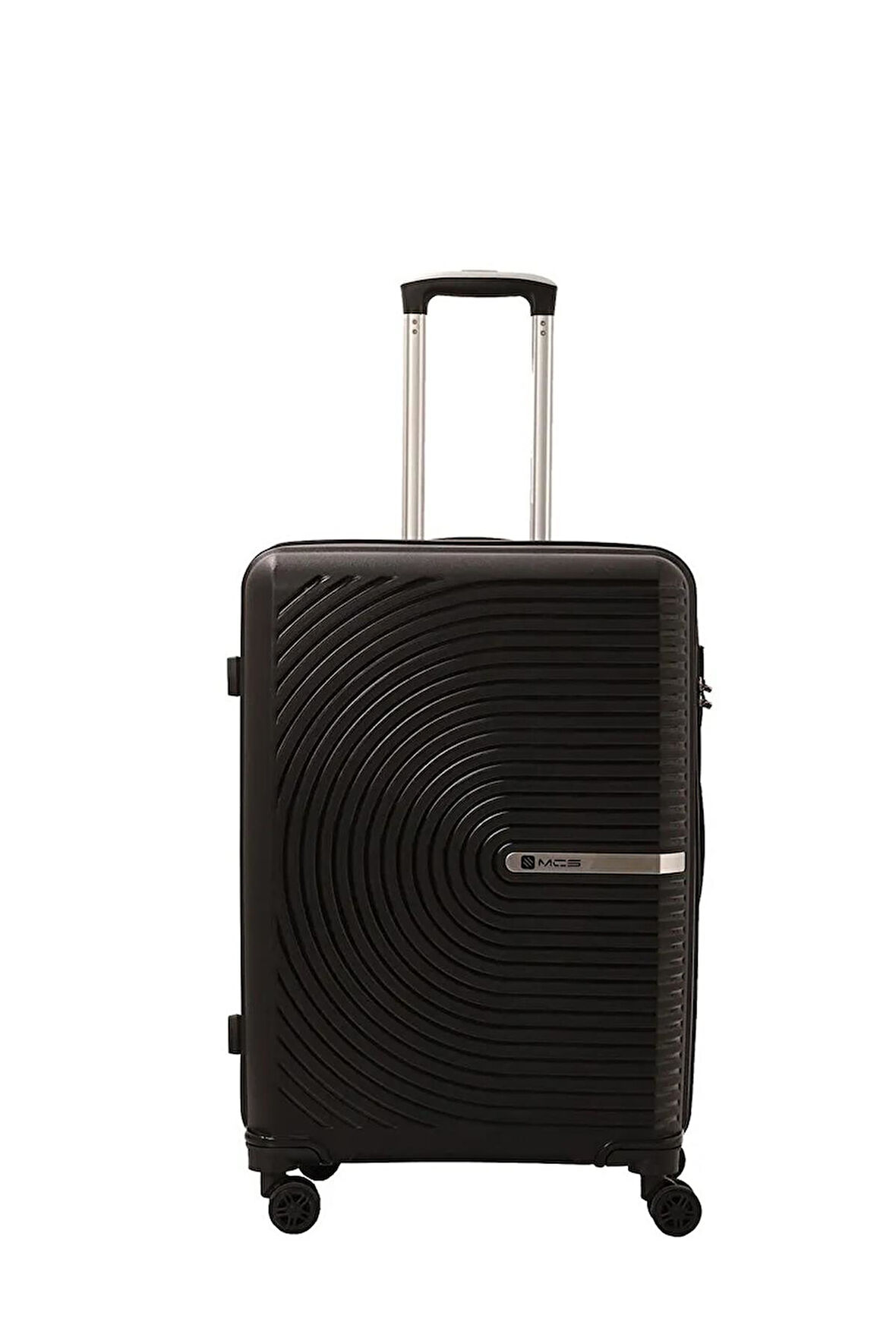 Mçs V374 Ultra Hafif Plastik Materyal Polipropilen Büyük Boy Valiz - Siyah