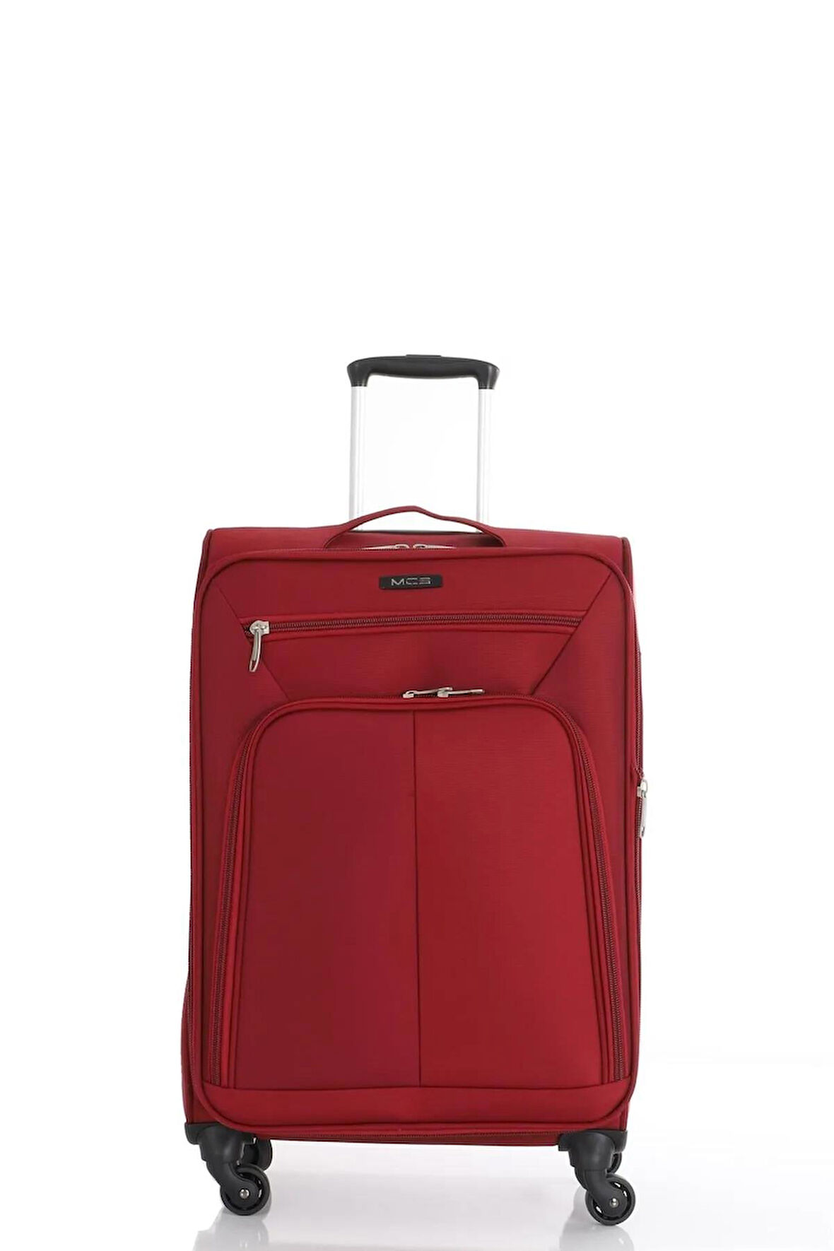 Mçs V116 Lüx Kumaş Orta Boy Valiz  V116 - Bordo