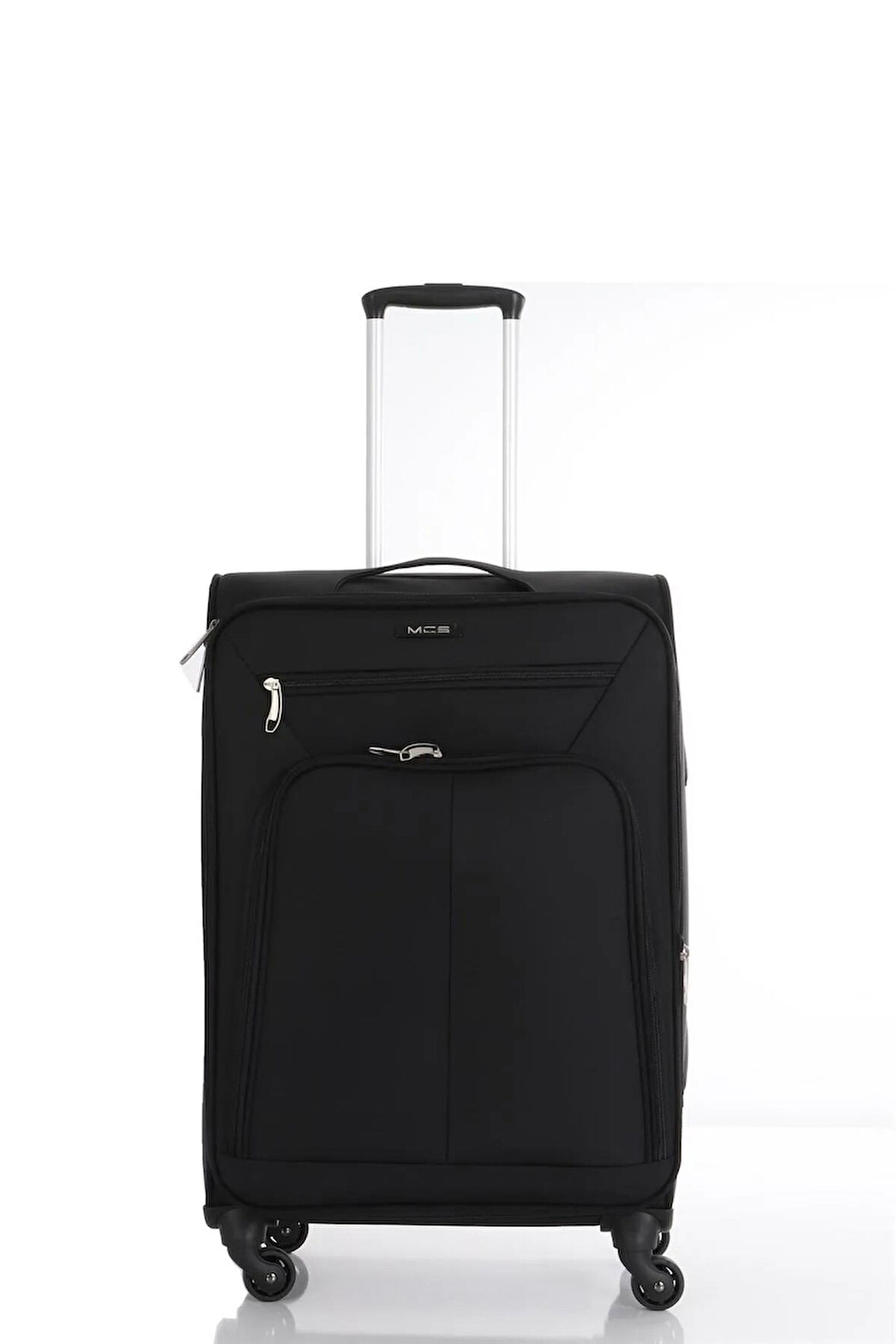 Mçs V116 Lüx Kumaş Büyük Boy Valiz  V116 - Siyah