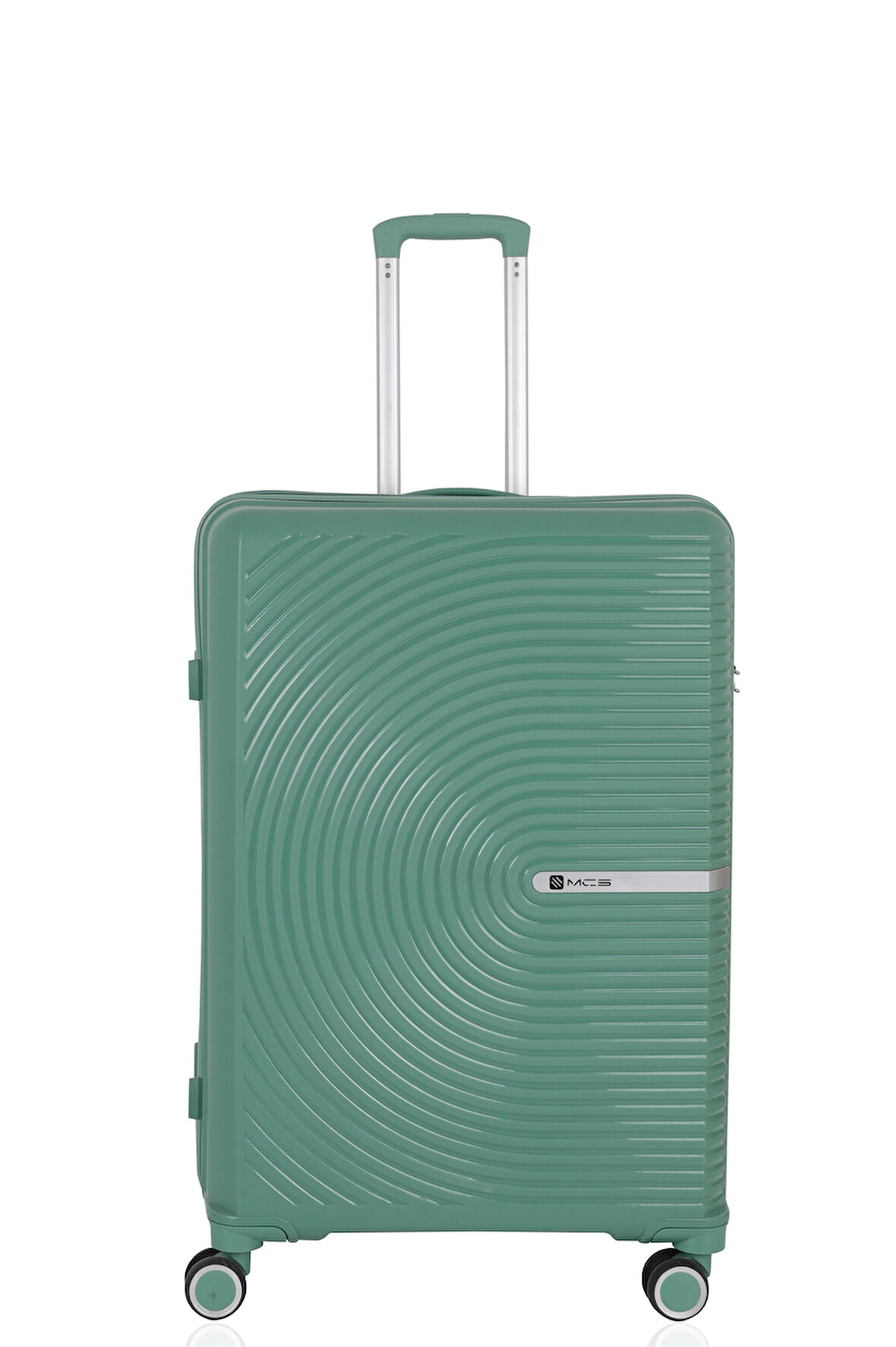 Mçs V374 Ultra Hafif Plastik Materyal Polipropilen Büyük Boy Valiz - Su Yeşili