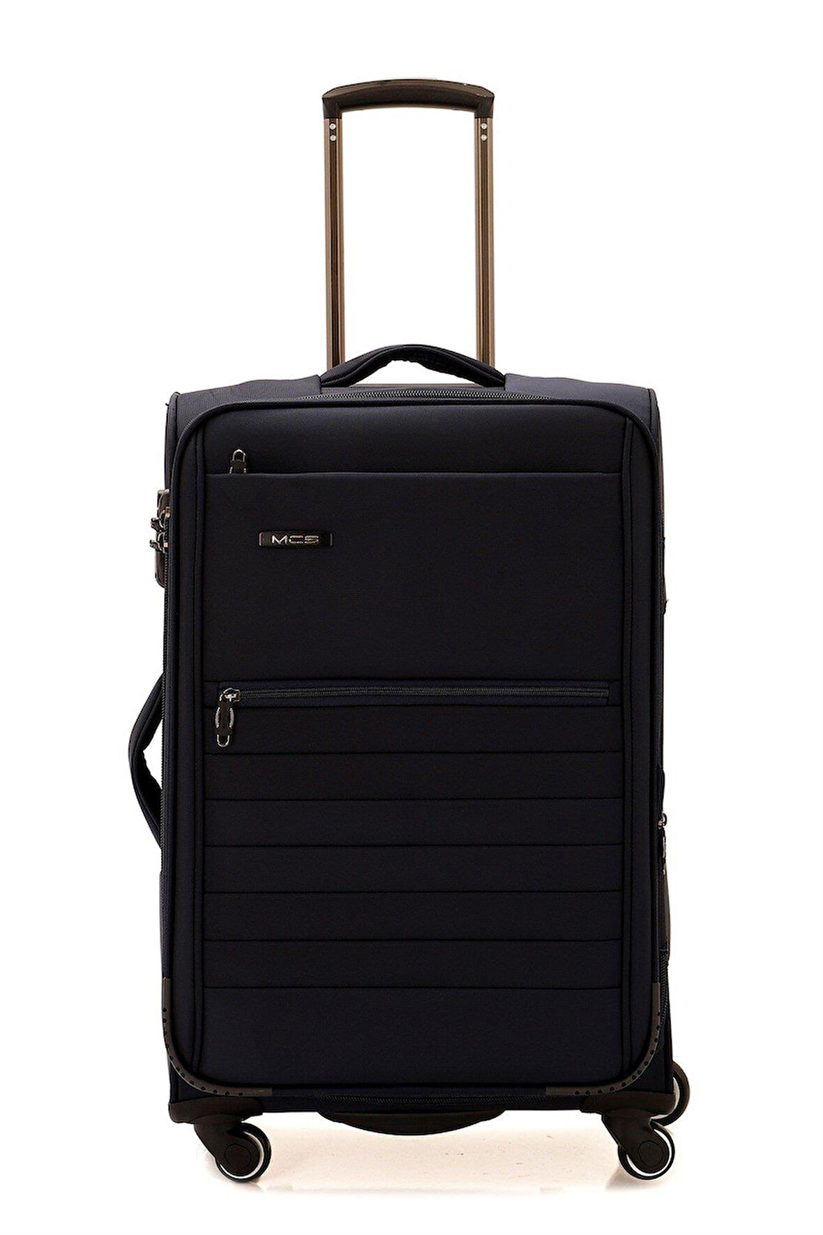 Mçs Lüx Kumaş Orta Boy Valiz  V102 - Lacivert