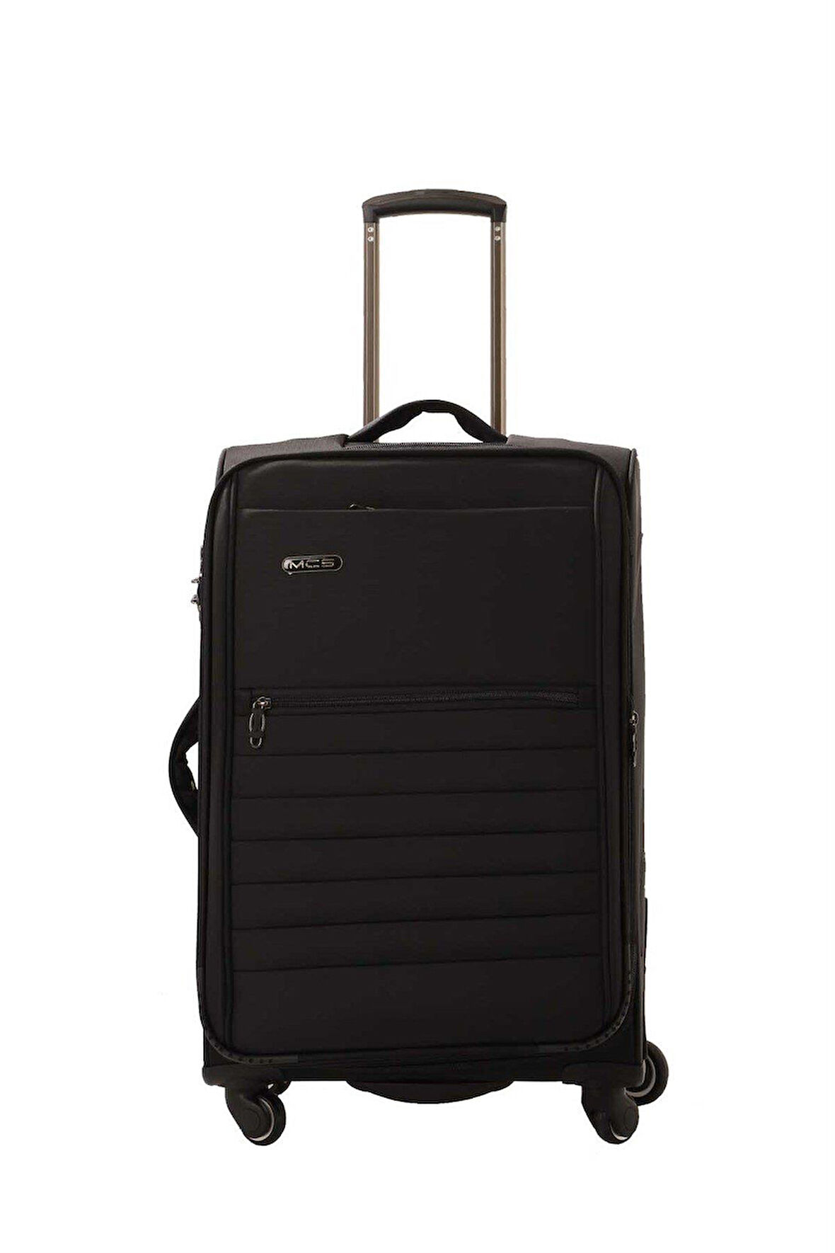 Mçs Lüx Kumaş Orta Boy Valiz  V102 - Siyah