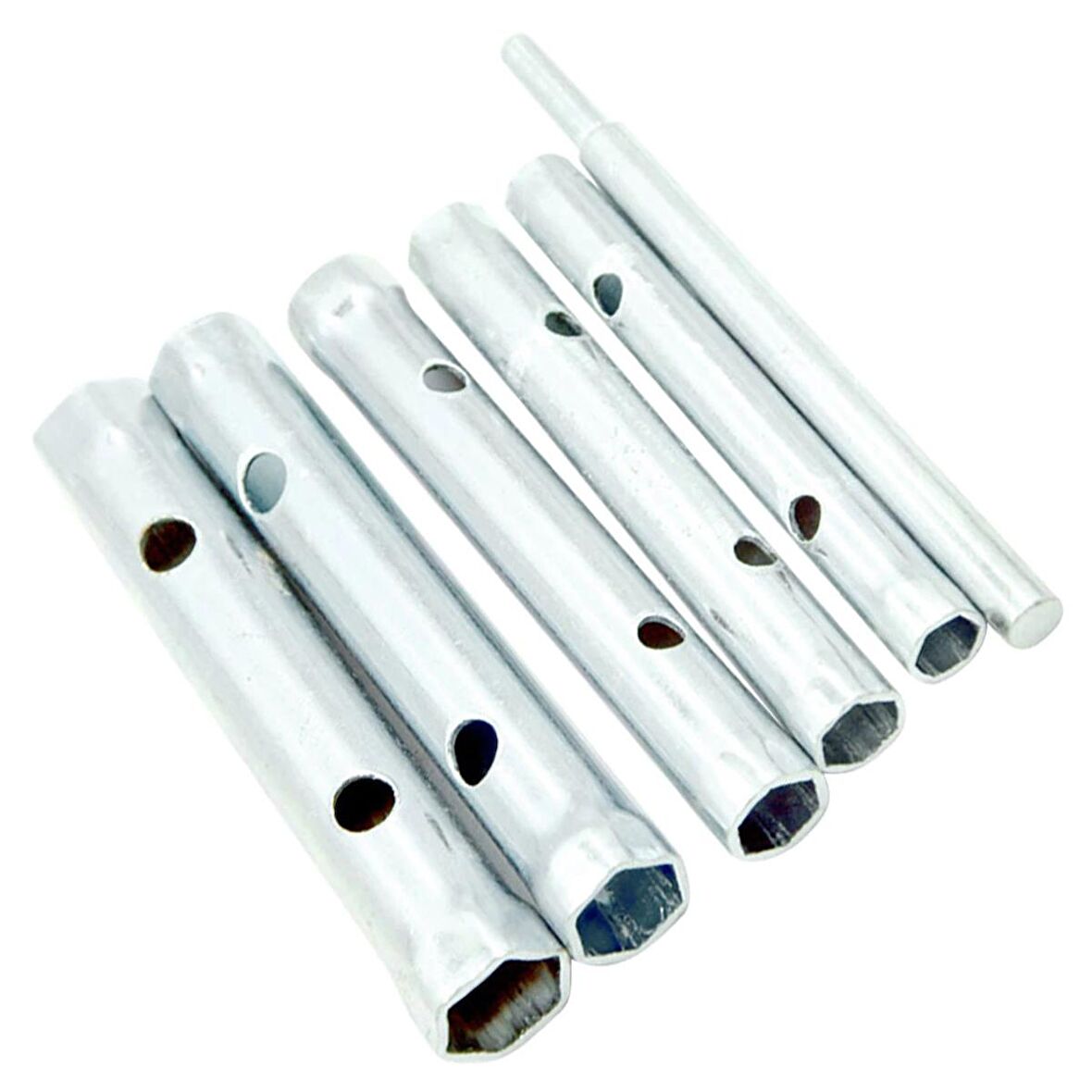 T Kollu Buji Boru Anahtar Seti Kovan Tipi borulu Lokma Takımı  8-17mm Kollu set 6 parçalı