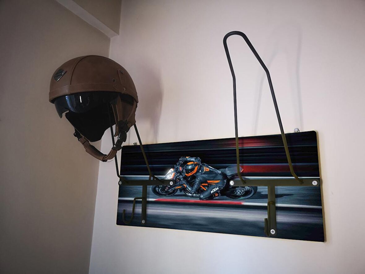Motosiklet Kask Askısı, Motor Kask Askısı, Kask Askılığı KTMX2V4