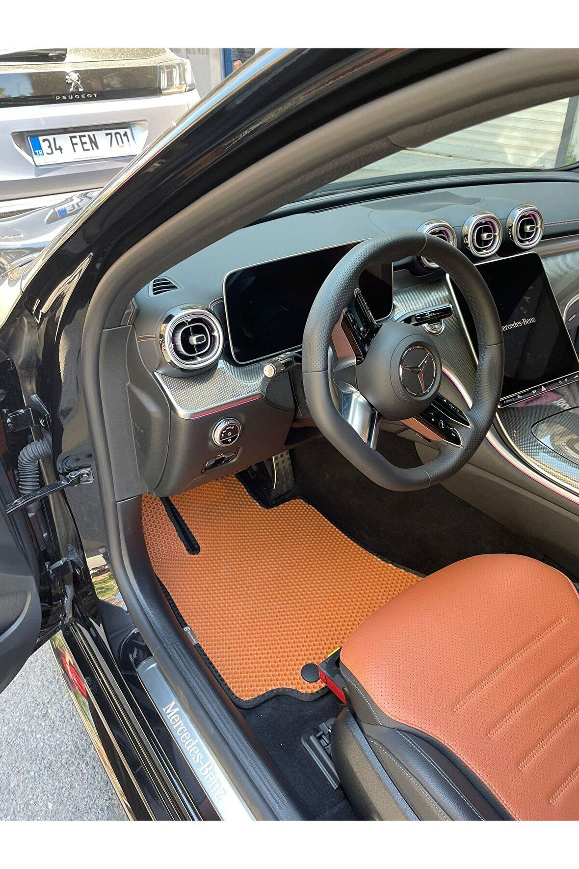 Mercedes-Benz C W-206 2021-2024 Uyumlu Araca Özel Akıllı Oto Paspas