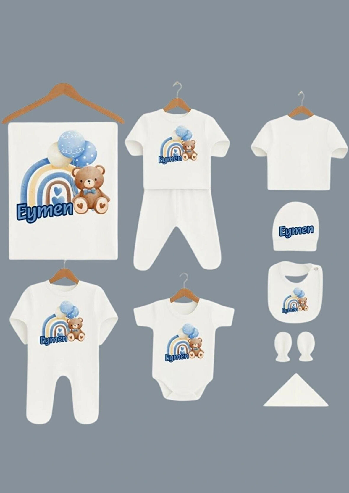 eymen isimli yenidoğan seti