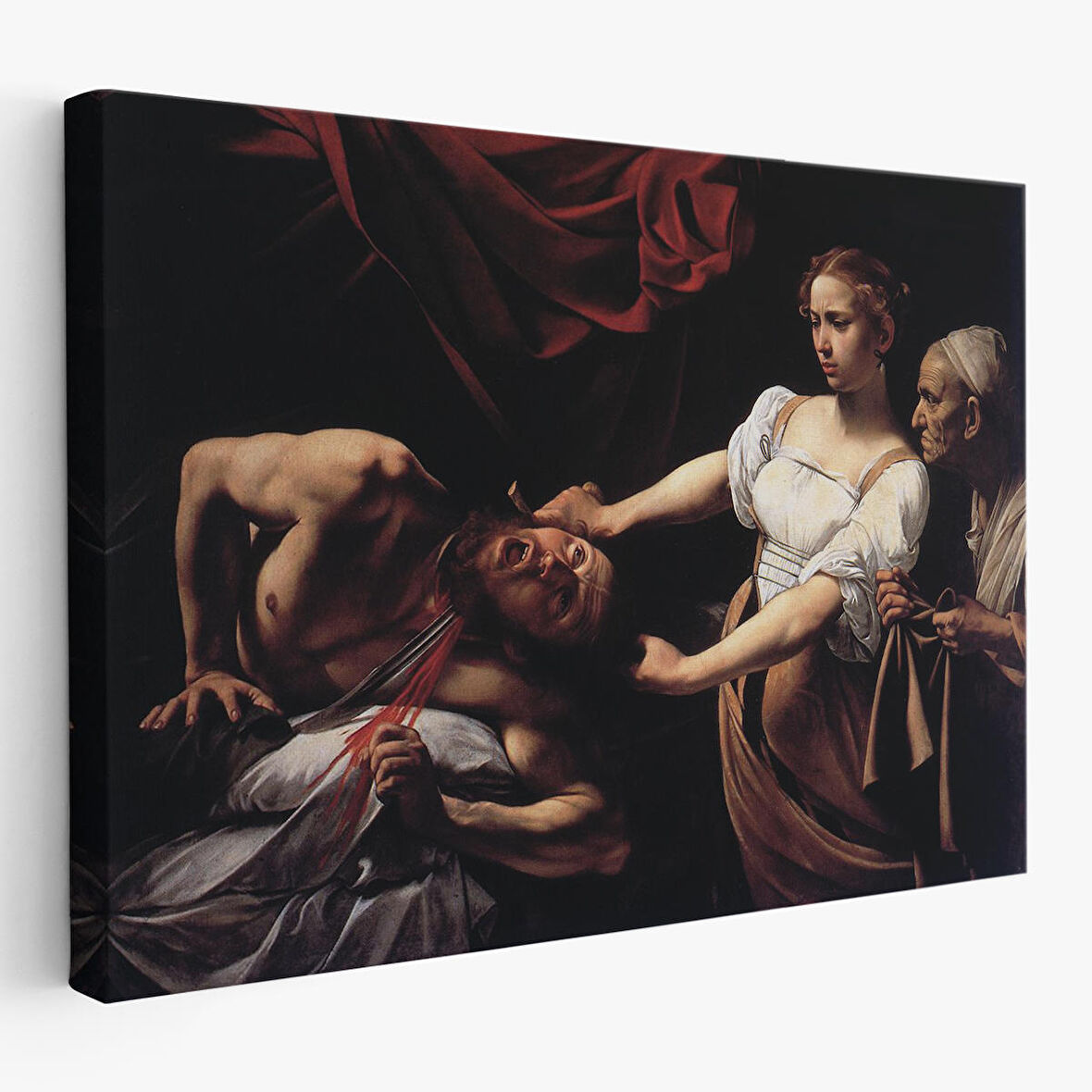 Jean Caravaggio Judith Holofernes'in Başını Keserken Tablo-6646