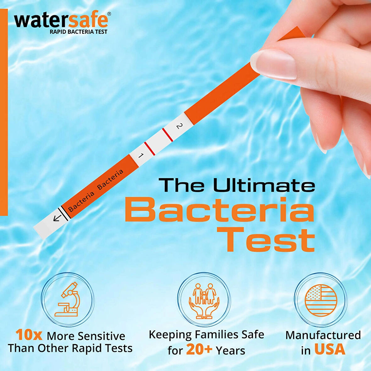 Watersafe Hızlı Bacteri Testi Tekli