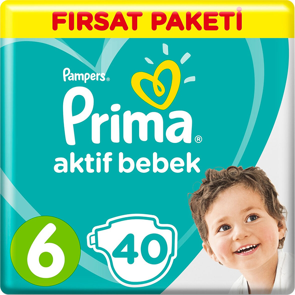 Prima Bebek Bezi 6 Beden Fırsat Paketi 40 Adet