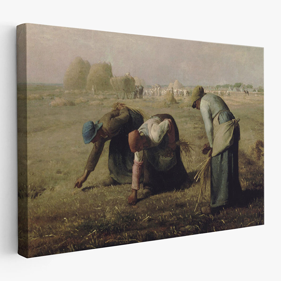 Millet Darı Toplayıcı Kadınlar Tablosu - Jean-François - French-6652