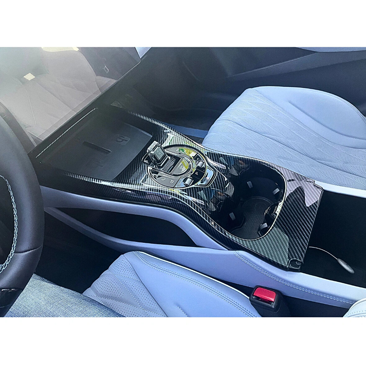 BYD SEAL AWD Abs Karbon Fiber Vites Kolu Kapağı