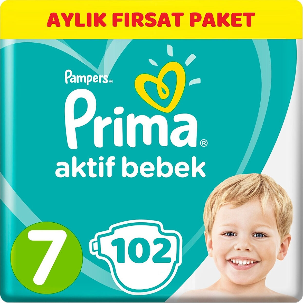 Prima Bebek Bezi Beden:7 (15+Kg) XX Large 102 Adet