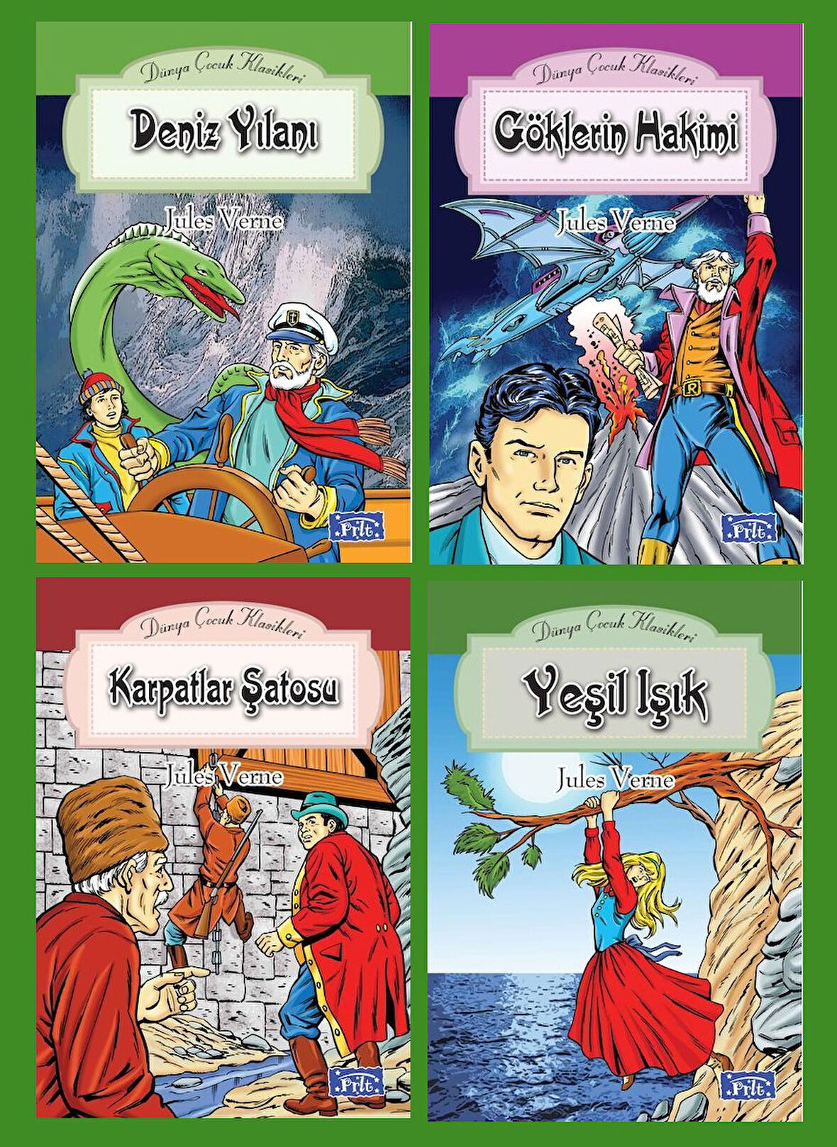 Ortaokul 5.ve 6.Sınıflar İçin Dünya Çocuk Klasikleri Seti 5 (4 Kitap)