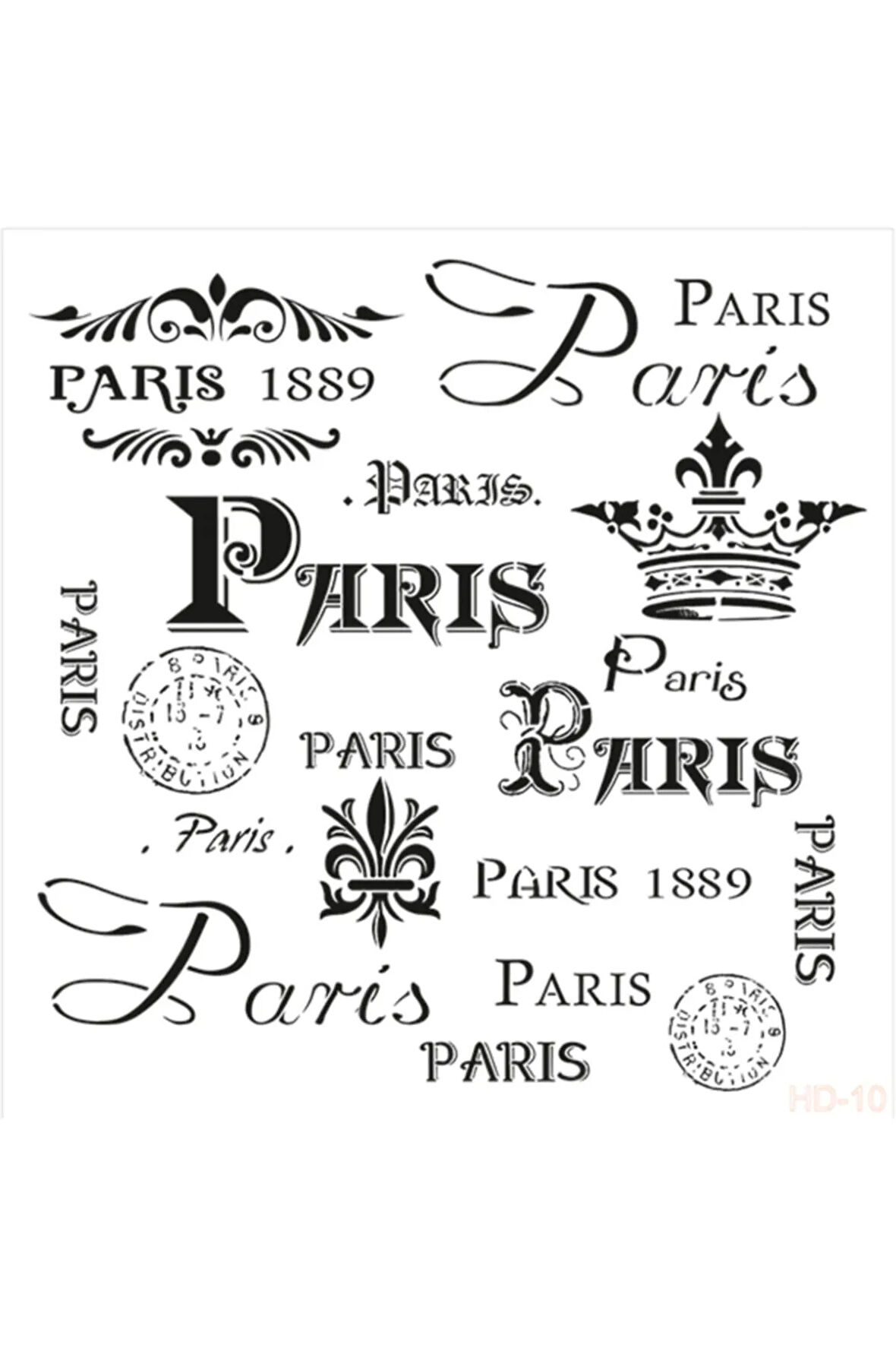 Home Dekor Stencil 45x45 Hd010