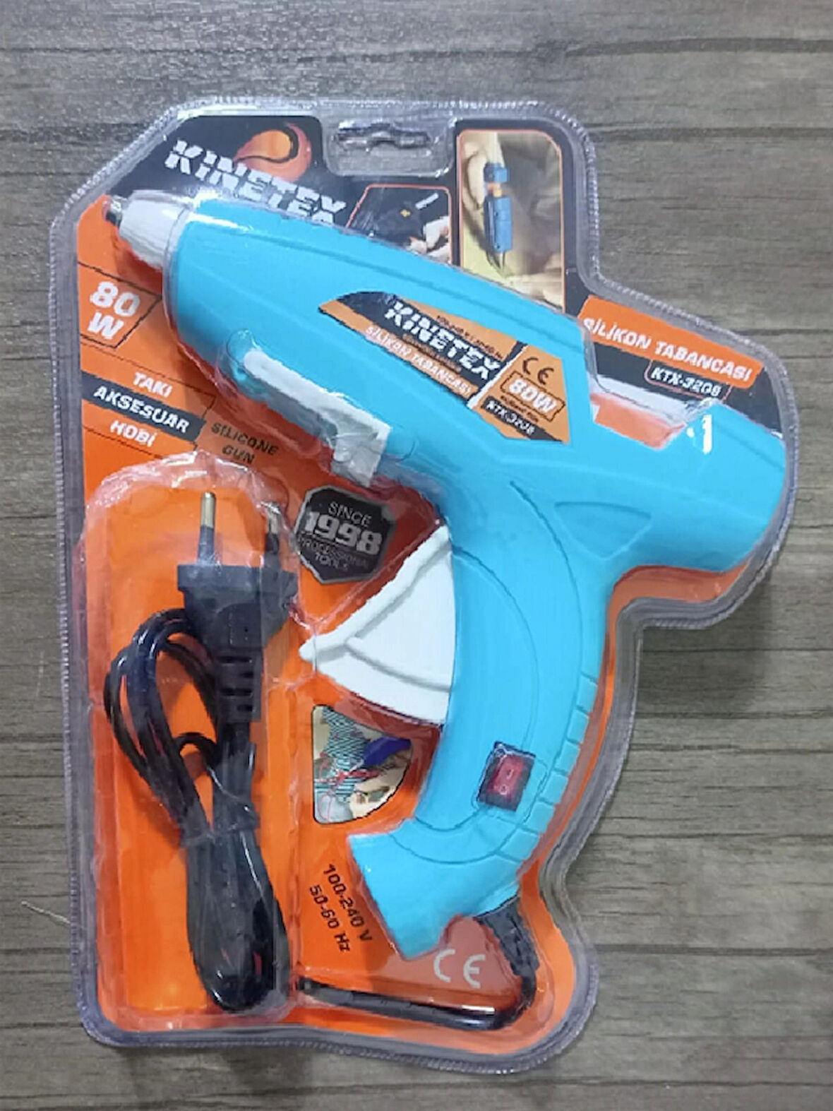 Kinetex 80w Anahtarlı Sıcak Mum Silikon Tabancası