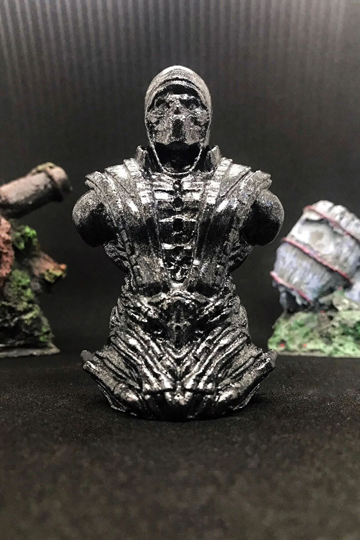 Mortal Kombat Scorpion Büst 10cm - Silver Efekt