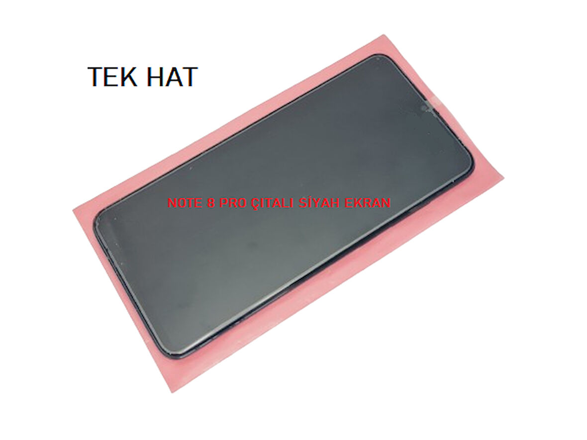 Xiaomi Redmi NOTE 8 PRO Lcd Ekran Dokunmatik Orijinal (Full ÇITALI SİYAH)
