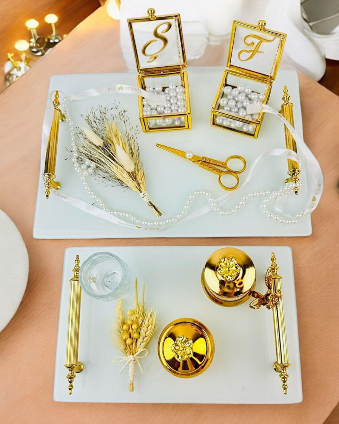 Promise Beyaz Söz Tepsisi 