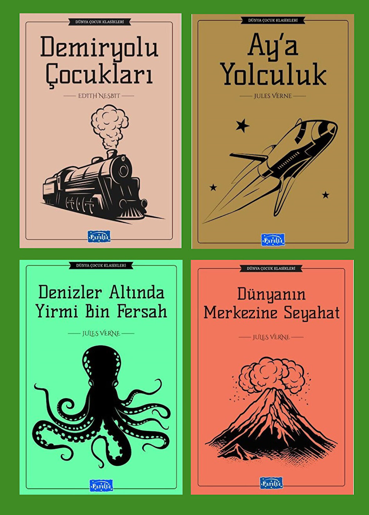 Ortaokul 5.ve 6.Sınıflar İçin Dünya Çocuk Klasikleri Seti (4 Kitap)