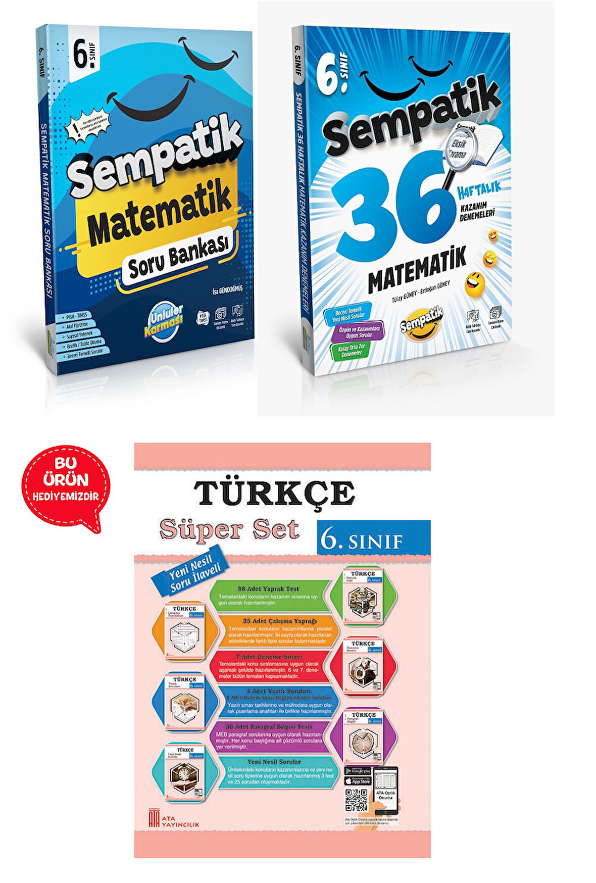 6.Sınıf Maarif Model Matematik Sempatik Soru Bankası +36 Haftalık Sempatik Deneme Seti 2025-2026