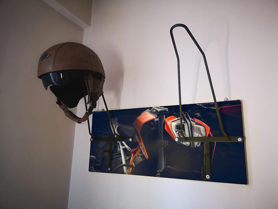 Motosiklet Kask Askısı, Motor Kask Askısı, Kask Askılığı KTMX2V4