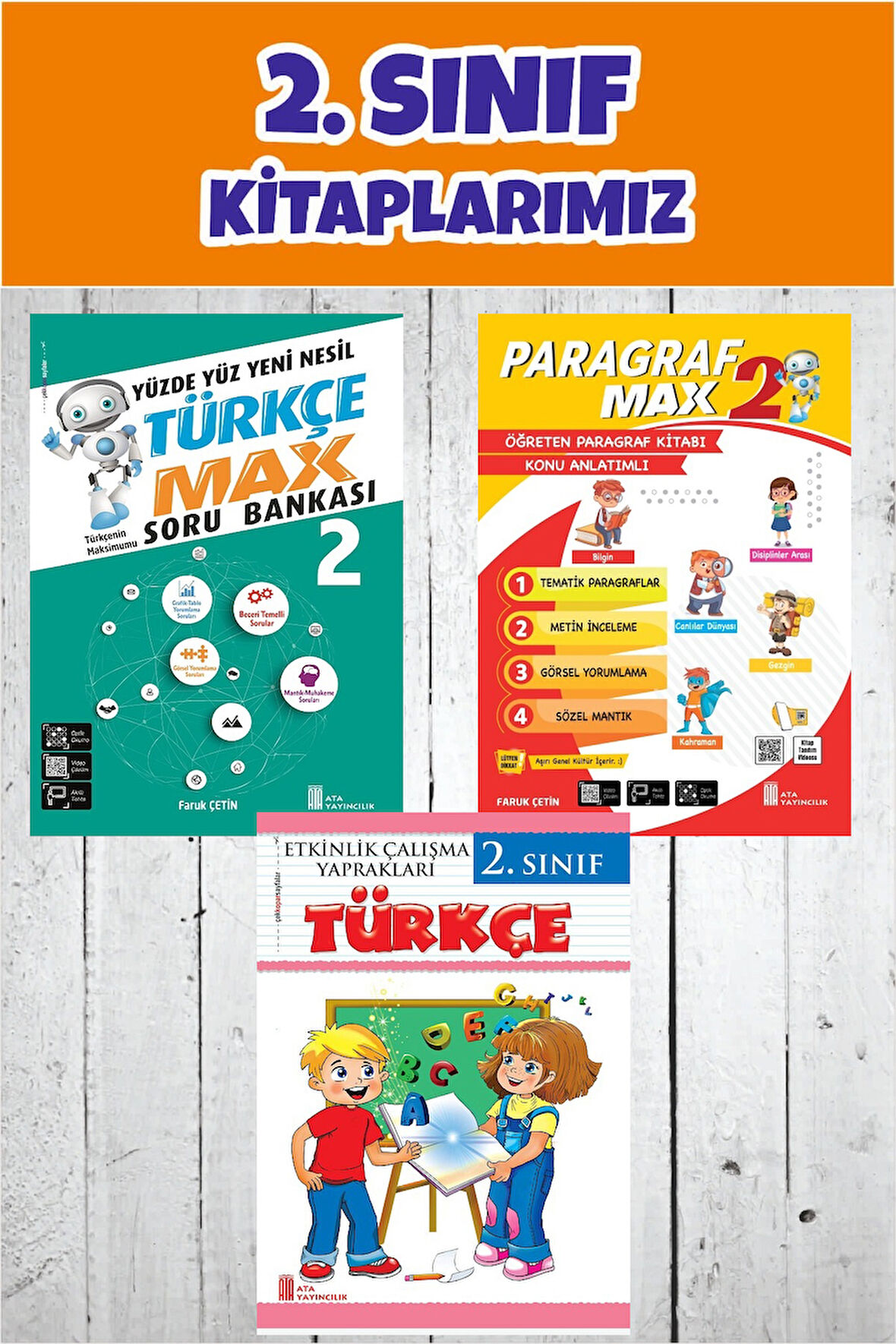 2.Sınıf Türkçe Öğreten Set ( Türkçe-Paragraf Max+Etkinlik Çalışma Yaprakları)