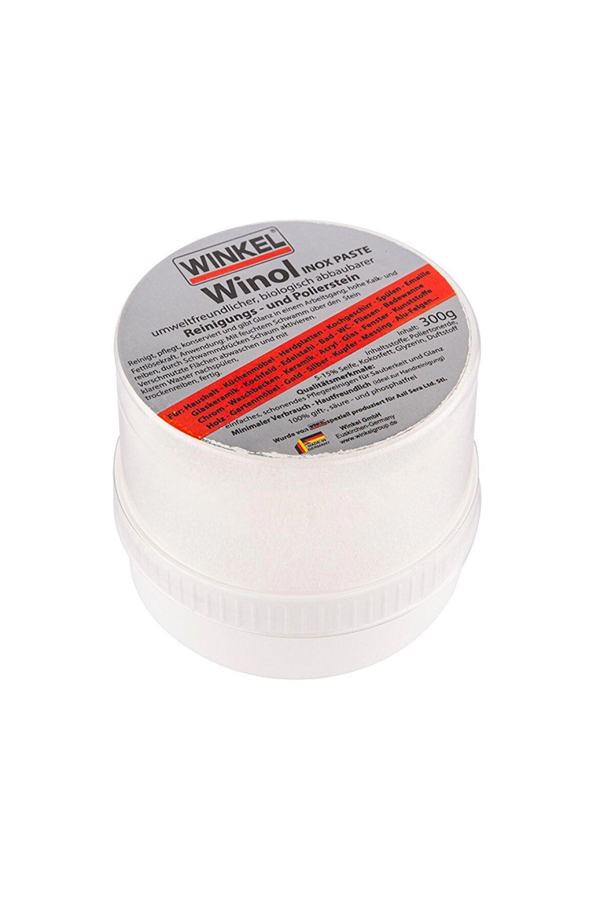 Winol Inox Paste 300gr Paslanmaz Çelik Krom Yüzey Temizleyici Paste