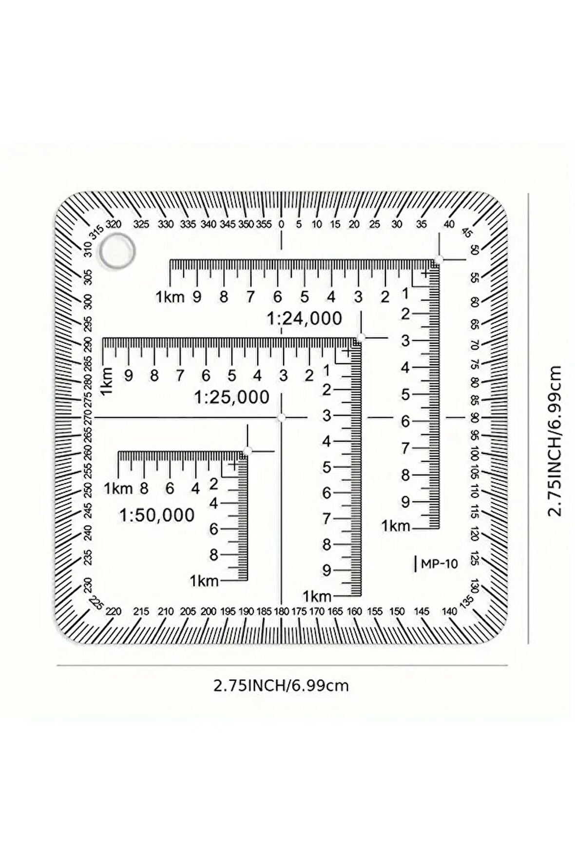 MP-10 Koordinat Cetveli, mm-cm ölçümler, Mimarlar, Mühendisler, Teknik Çizimler için-1ad