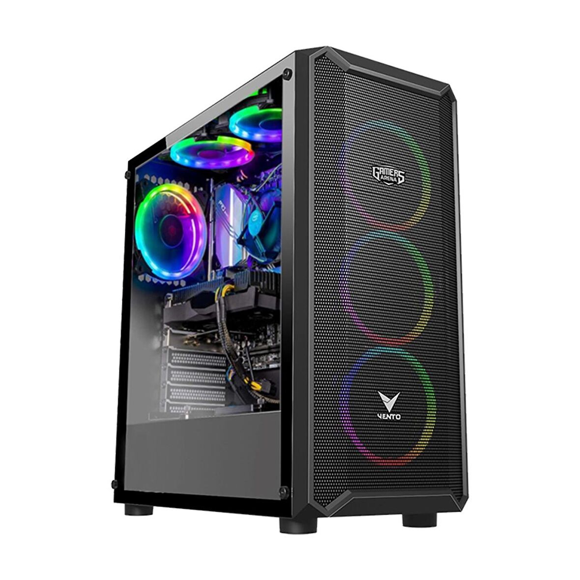 GAMERS ARENA DARK-3W INTEL i5 12400F 32GB DDR4 1TB SSD 8GB RTX4060 W11 GAMING PC 